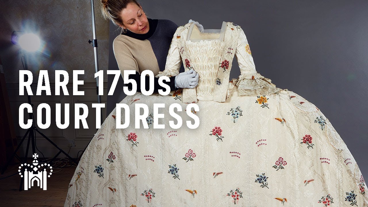 The Extravagance of 1700s Court Dresses | The Spitalfields Mantua Dress