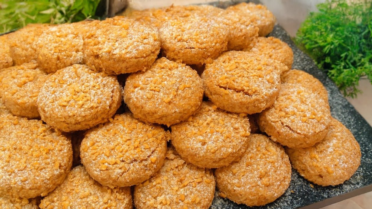 بدون زبدة ولا بيض ولا خميرة👌🏻 حضري الحلوة لي كلشي حماق عليها بمذاق خطير لذيذة بكمية وفيرة 60 حبة 