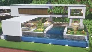 Minecraft Tutorial | Modern House | Gracium - Modern City #33