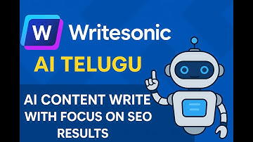 Free Generative AI Course in Hyderabad - Class 8 | WriteSonic Tutorial in Telugu -  AI Writing Tool