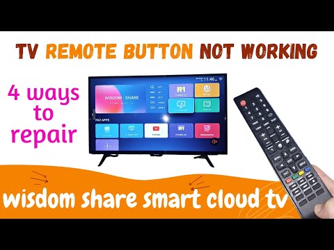 wisdom share smart cloud tv remote button repair, tv remote button not