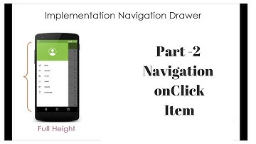Part 2 -How to implement Navigation Drawer in android || full tutorial with note and ppt