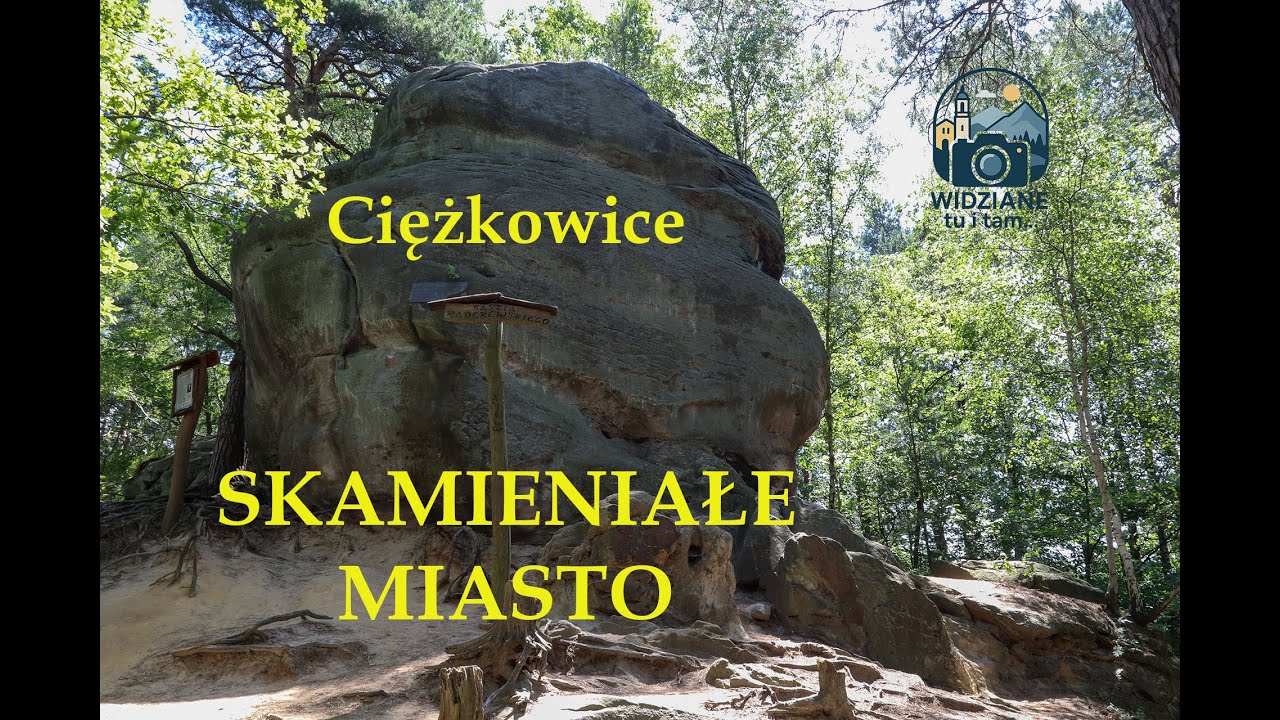 Skamieniałe Miasto Ciężkowice Wąwóz Czarownic Wodospad / Petrified City Witches' Gorge Waterfall