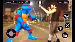 Ninja Shadow Turtle Warrior Shadow Ninja Fighter -( Sunstar Games )- Android GamePlay Video screenshot 1
