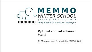[memmows] Optimal control solvers part 1