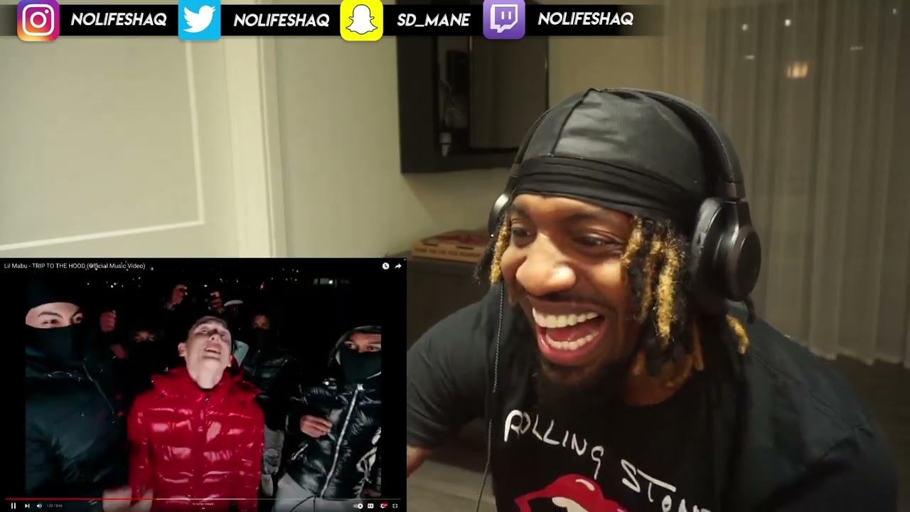 HE MAKING IT OUT THE SUBURBS WITH THIS ONE! | Lil Mabu - TRIP TO THE HOOD | NoLifeShaq Reaction