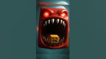 Cube Monster 3d Animation Loop