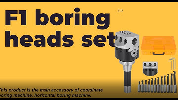 How to assemble the F1 boring heads set ?
