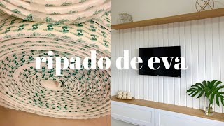 DIY - fiz um painel ripado com eva | Érica Novaes