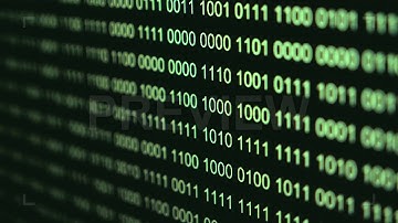 Binary Code | Stock Video - Motion Array