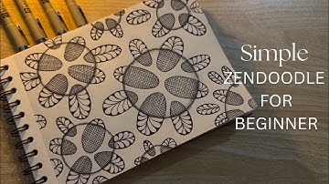 Simple Zendoodle Idea for Beginners 