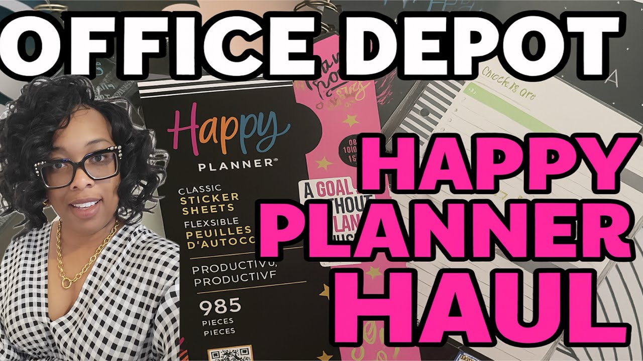Happy Planner Mini Haul - Twin Loop Planners - Office Depot