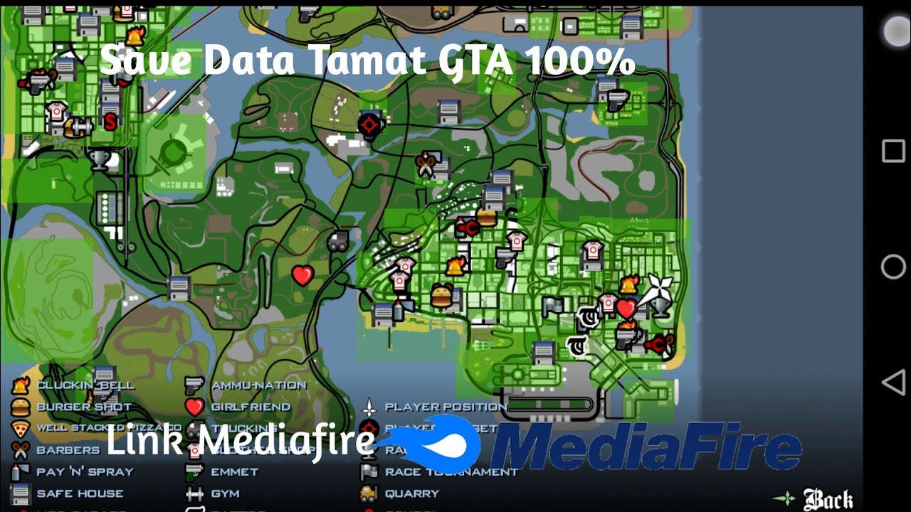 Save Data Tamat GTA Sa 100 YouTube