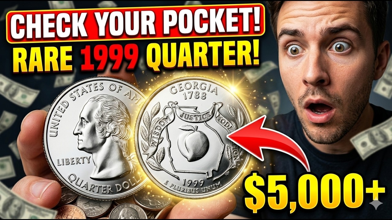 Check Your Pocket! 1999 Georgia Quarter Worth Big Money - YouTube