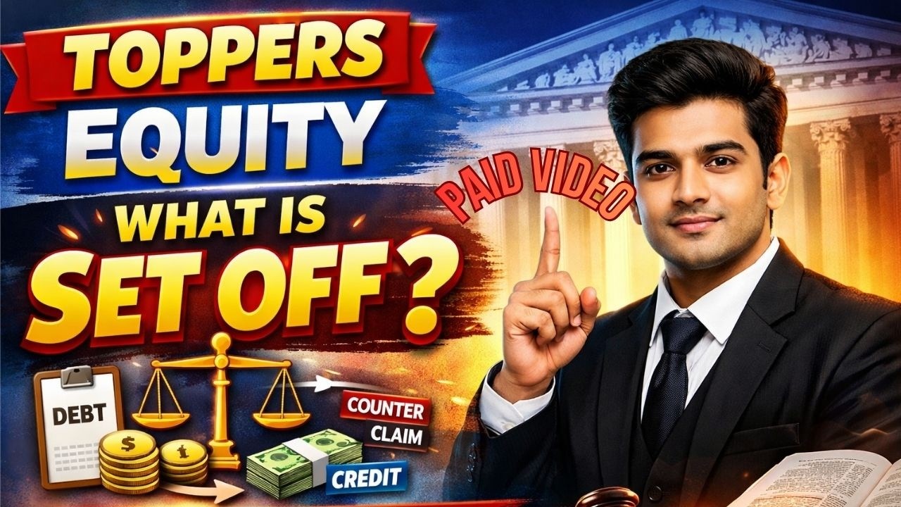 Llb Topper TOPPERS | Equity SET OF | what is Set of in equity | LLB 5 years law ...
