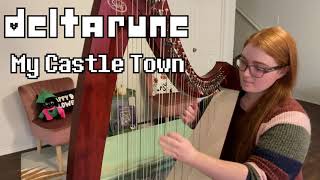 Deltarune: My Castle Town - Beginner Lever Harp Version (with sheet music!)