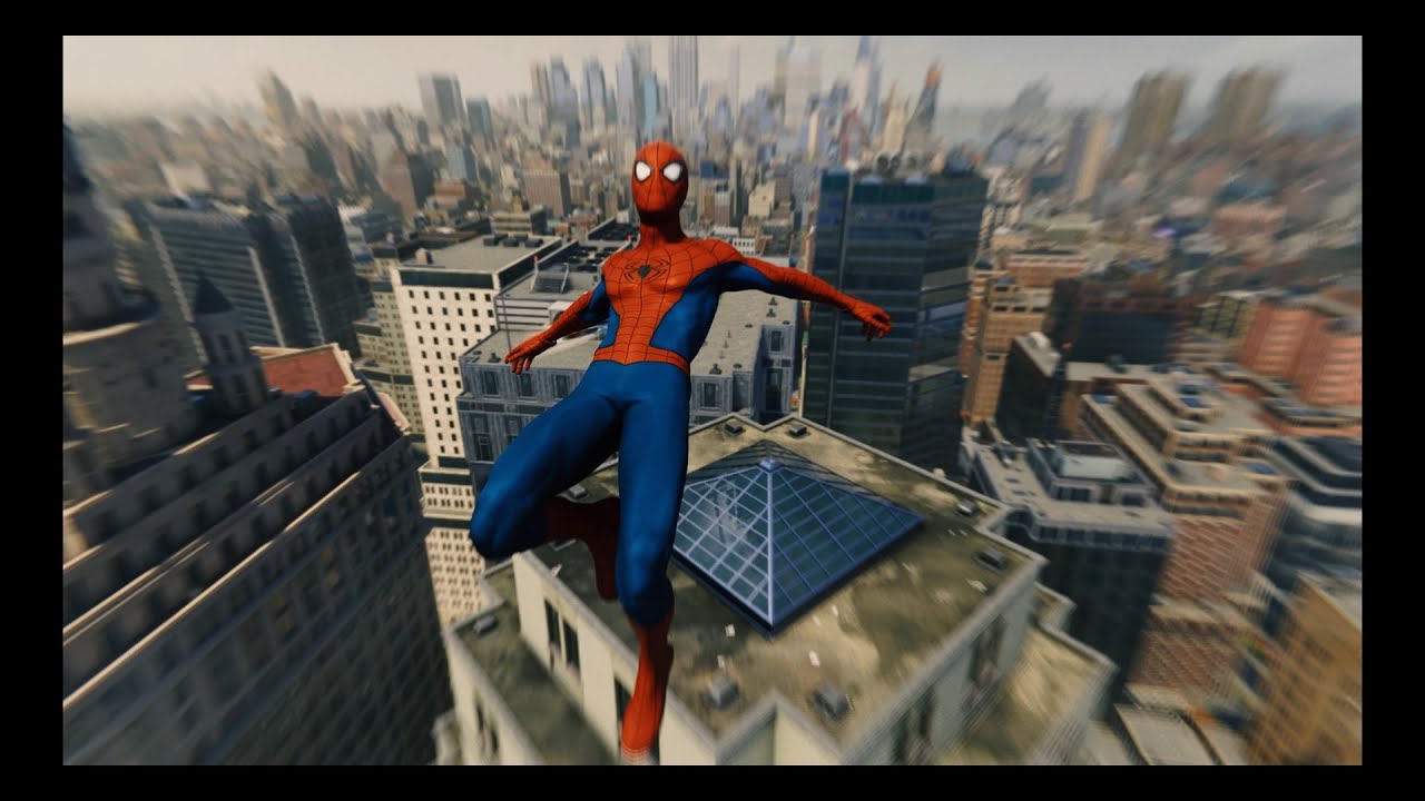 Marvel's Spider Man - Classic Suit Web Swinging & Free Roam Moments [4K ...