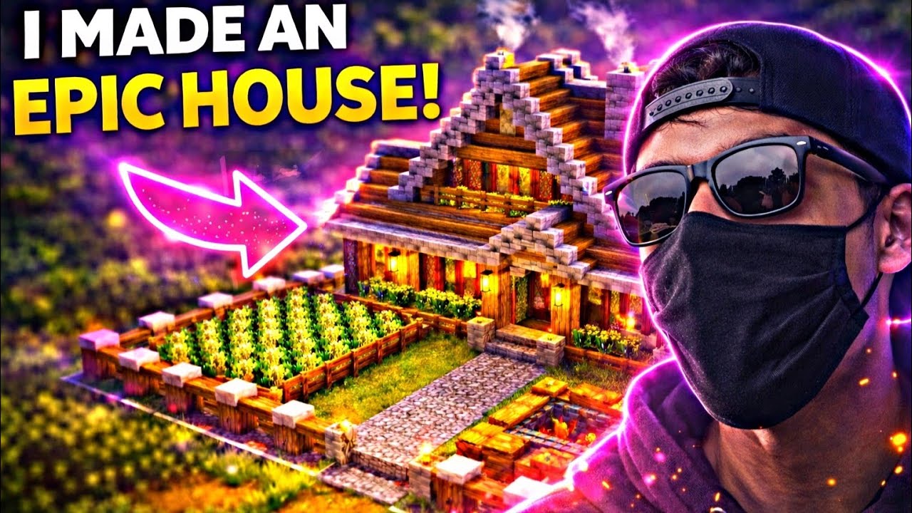 Building My First EPIC HOUSE in Minecraft Survival 😍| Episode #2 - YouTube