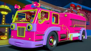 Wheels on the Fire Truck & More Halloween Vehicle Rhymes for Kids