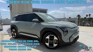 2027 Kia EV3 Wind AWD Full Detailed Review + Driving Impressions!