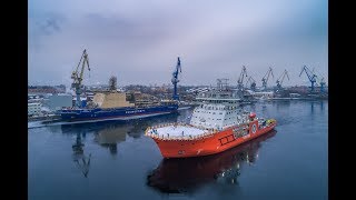 Ледокол «Андрей Вилькицкий» на Неве