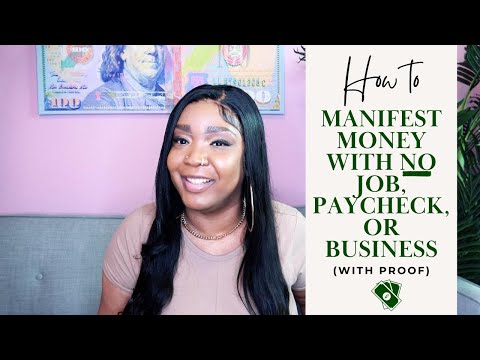 How to Manifest Money with NO Job, Paycheck, OR Business | Law of Assumption | Law of Attraction