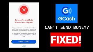 Sorry, we're unable to process your request|Gcash problem Solved!