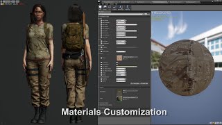 Female Hero: Survival. Technical Demo. Unreal 4 Asset.