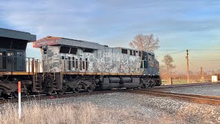 Weirdest Railroad Diamonds Ever! 2 Trains Passing Head To Head, Armed Forces Locomotive At Diamonds