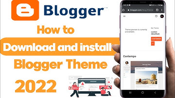 How to Download and Install blogger Custom Theme | Template | Blogger Templates | Blogger Course #3