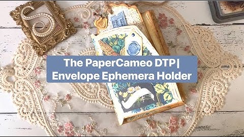 ThePaperCameo DTP | Envelope ephemera holder