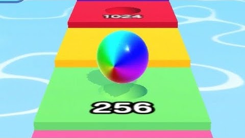 Ball run 2048 gameplay android ios gaming level 76