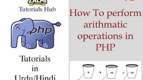 Php tutorials in hindi / urdu