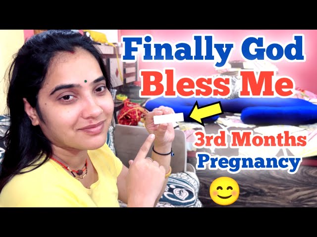 Finally Good News 😊 3rd Months Pregnancy class=