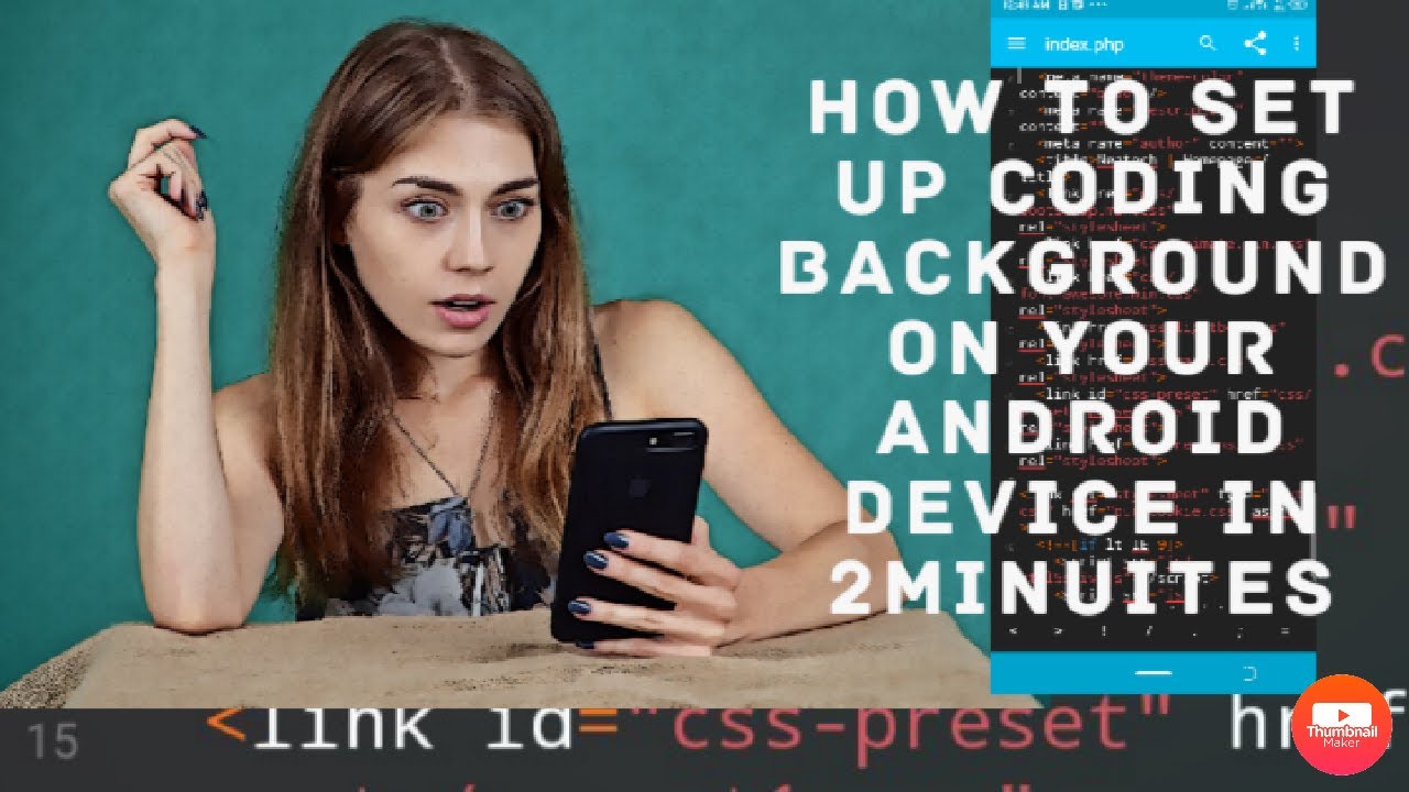 How to set up coding background on your Android device in two minutes | How to set up coding