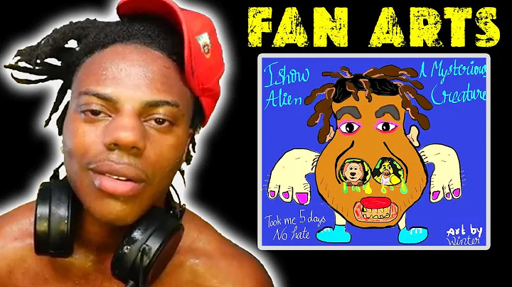 WARNING: iShowSpeed Reacts to HIS CRAZIEST FAN ARTS -  iShowSpeed Funniest Moments Ever!