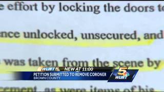 Thousands sign petition to have Brown Co. coroner removed from office