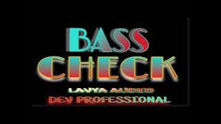 BASS CHECK || PROFESSIONAL SOUND CHECK || DJ DEV #soundcheck #basscheck