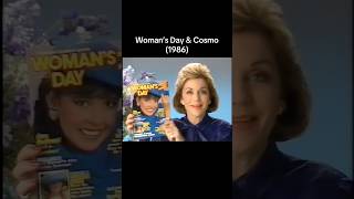 Ads for Woman’s Day &amp; Cosmopolitan magazines, July 1986 #80s #magazine #cosmo #womansday