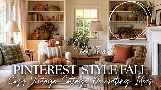 Create a Pinterest-Worthy Fall Home | Cozy Vintage Cottage Decorating Ideas 2026 screenshot 1