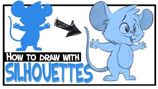 How to Draw With Silhouettes: Cartooning 101 #14