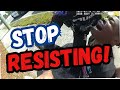 Entitled Teens Resist Arrest