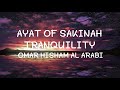 Ayat of sakinah  study and sleep session  peaceful stress relief recitation  omar hisham al arabi