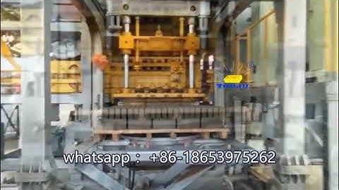 MT18- 25 free pallet large capacity solid block making machine price list,