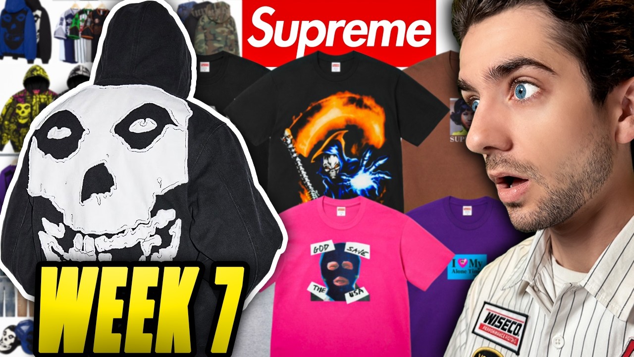 Supreme Week 7 Droplist - Spring Tees x Misfits Collab #SS26 - YouTube
