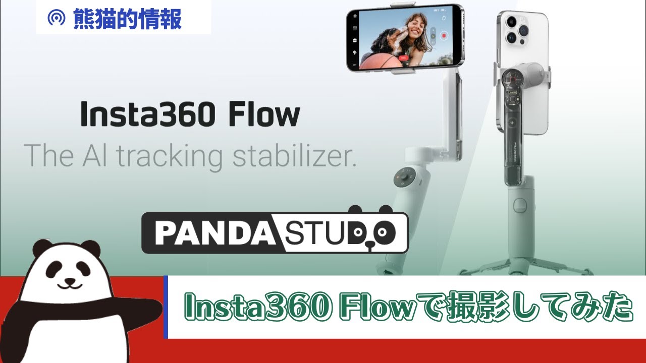 動作良好】Insta360 絞ら Flow ジンバル やや汚れあり