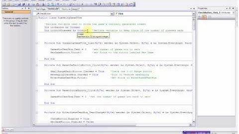 Visual Basic - Guessing Game Part 5