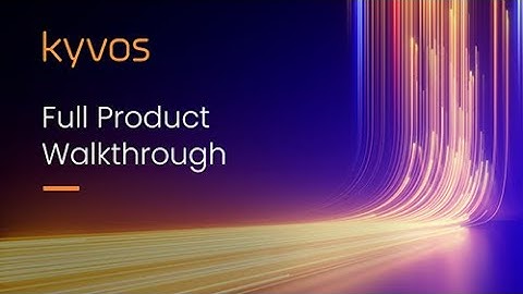 Kyvos - Full Product Walkthrough