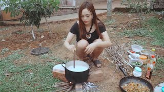 Hannah Daily Life - How To Cook Mussels Porridge - Rural Flavored