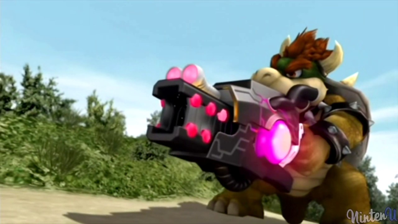 SSBB Subspace Emmessary Bowser Ambushes Fox and Diddy (Kenny James' Bowser voice)